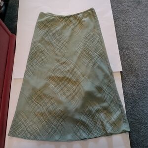 Y2K Forever 21 Sage A-Line Skirt